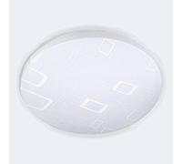 TECNOLUX EURO PLAFÓN LED CON PATRÓN DE CELOSÍA,18W + 18W REGULABLE EN TRES COLORES, LUZ BLANCA,LUZ CÁLIDA Y LUZ AMARILLA (Ø330MM)