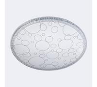 TECNOLUX EURO PLAFÓN LED DE BURBUJAS CON MARCO DE PLÁSTICO, REGULABLE EN 3 COLORES, LUZ BLANCA, LUZ CÁLIDA Y LUZ AMARILLA,30W+30W (Ø390MM)