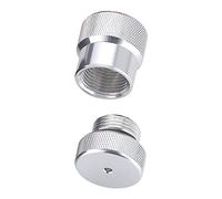 TECNOMAR TAPON DIN Aluminio (Juego Grifo y regulador), Adultos Unisex, Multicolor (Azul), Talla Única