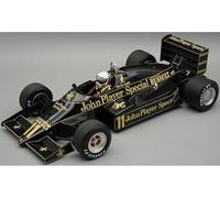 TECNOMODEL 94T #11 Elio de Angelis John Player Special Team F1 GP Europeo 1983 con escaparate y estatuilla piloto Mythos Series Limited Edition de 60 piezas en todo el mundo modelo coche modelo 1