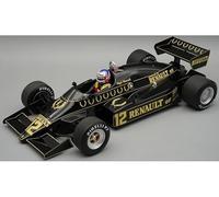TECNOMODEL 94T #12 Nigel Mansell John Player Special Team Lotus F1 British GP 1983 con vitrina y figura de conductor Mythos Series Edición limitada a 60 piezas en todo el mundo 1/18 modelo de coche