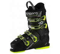 TECNOPRO Hombre Zapatos de Esquí Pulse 70 Zapatillas, Negro/Amarillo, 29.5