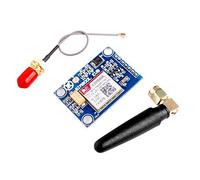 TECNOULAB 1 uds SIM800L V2.0 Módulo inalámbrico gsm GPRS de 5 V Cuatribanda con Tapa de Cable de Antena