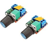 TECNOULAB 2 uds 5A PWM MAX 90W DC Controlador de Velocidad del Motor 3V-35V Interruptor LED atenuador