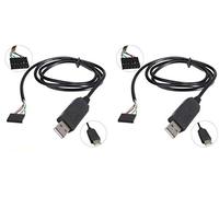 TECNOULAB 2 uds 6Pin FTDI FT232RL USB a módulo Adaptador Serie USB a TTL RS232 Cable