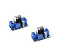 TECNOULAB 2 uds. Convertidor de DC-DC LM317, regulador Lineal Ajustable, Placa de Circuito Reductor