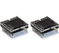 TECNOULAB 2 uds DFPlayer Mini módulo de Reproductor MP3 módulo de Voz MP3 Tarjeta TF y Disco USB