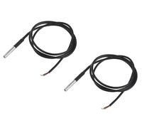 TECNOULAB 2 uds DS18B20 sonda del Sensor de Temperatura Digital Impermeable termistor NTC térmico