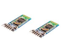 TECNOULAB 2 uds HC-05 módulo Bluetooth Integrado módulo de Puerto Serie inalámbrico HC05