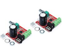 TECNOULAB 2 uds PAM8610 12V Mini Amplificador de Audio estéreo Hi-Fi 2X10W Doble Canal Clase D