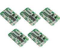 TECNOULAB 5 uds 6S 15A 24V PCB Placa de protección BMS para 6 Paquetes 18650 batería de Litio Li-Ion