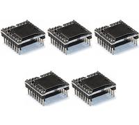 TECNOULAB 5 uds DFPlayer Mini módulo de Reproductor MP3 Módulo de Voz MP3 Tarjeta TF y Disco USB