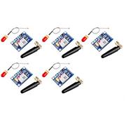 TECNOULAB 5 uds SIM800L V2.0 5V módulo inalámbrico gsm GPRS Banda cuádruple con Tapa de Cable de Antena