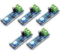 TECNOULAB 5pcs LM386 Audio Amplifier Module 200 Times 5V-12V Input 10K Resistance