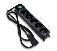 Tecnoware fmp5iecig base múltiple 1,5 m 5 salidas ac interior negro