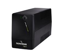 Tecnoware Power Systems UPS 1100VA para PC/Modem, NO Gaming/Consola, SAI ERA PLUS, 2 Schuko, Software, protección contra apagones y picos de tensión para PC, módem, videovigilancia, TPV, NAS, POS