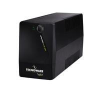 Tecnoware SAI ERA PLUS 900 - Sistemas de Alimentación Ininterrumpida - 2 salidas Schuko - Autonomía: 13 min/PC o 50 min/Módem Router - Potencia 900 VA