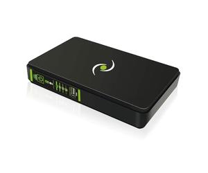 Tecnoware UPS ERA PLUS DC para WiFi/Modem y videovigilancia, no apto para gaming/Consola, Powerbank 8800mAh, POE 24VDC/48VDC, protección picos y cortes hasta 240 min