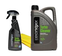 Tecnoxx Turbo Cleaner Quick Detailer Pack 750 mL + 5 L - Limpieza en Seco Sin Agua, Brillo Uniforme, Protección Instantánea y Resultados Profesionales