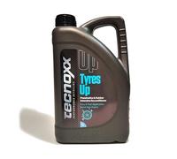 Tecnoxx Tyres Up - Abrillantador e Hidratador de Neumáticos y Gomas para Coches y Motos - Protección UV, Brillo Intenso y Resultado instantáneo - 5L