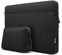 TECOOL 13,3 Pulgadas Funda PC portátil para MacBook Air 13 M1 13,6 M2 M3 M4 2025 2024-2010, MacBook Pro 13/14 M4 M3 M2 M1 2024-2012, 13,3'' Lenovo HP DELL Acer Funda Ordenador Portátil,Negro