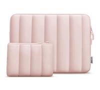 TECOOL 14 Pulgadas Funda Ordenador Portátil para 14" Lenovo Ideapad Thinkpad HP Pavilion Elitebook DELL Acer Chromebook, Macbook Air 15 M4 M3 M2 2025 2024 Protectora Funda Bolsa Blanda,Rosa