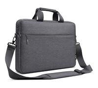 TECOOL 15,6 16 Pulgadas Bolsa para Portátil Bandolera, Funda Ordenador Impermeable Maletín Bolsa Mensajero para 15 15,6 16 Pulgadas Acer Asus Lenovo HP Dell NoteBook, MacBook Pro 16, Gris Oscuro