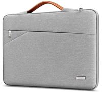 TECOOL 15,6 Pulgadas Funda Ordenador Portátil para 15-15,6 Pulgadas Acer ASUS DELL HP Lenovo Thinkpad Ideapad Chromebook Samsung Notebook Funda Blanda PC Portátil Impermeable, Gris