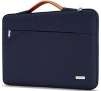 TECOOL 15,6 Pulgadas Funda Ordenador Portátil para 15-15,6 Pulgadas Acer ASUS DELL HP Lenovo Thinkpad Ideapad Chromebook Samsung Notebook Funda Blanda PC Portátil Impermeable, Azul Oscuro