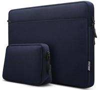 TECOOL 15,6 Pulgadas Funda PC portátil para 15-15,6 Pulgadas HP Elitebook Lenovo Thinkpad DELL Acer ASUS Chromebook Notebook Laptop, Funda 15 Blanda Ordenador Portátil Bolsa, Azul Oscuro
