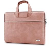 TECOOL Funda 15.6 pulgadas Ordenador Portátil para 15-15,6" Lenovo Thinkpad ideapad HP DELL ASUS Vivobook Acer, MacBook Pro 16 M3 M2 M1 2023 2019, Huawei Matebook D16/D15, Naranja-Rosa