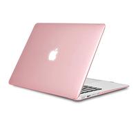 TECOOL Funda Compatible con Antiguo MacBook Air 13,3 Pulgadas 2010-2017 (A1466 A1369), Carcasa de Plástico Ultrafina, Fucsia Cristal