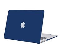 TECOOL Funda Compatible con Antiguo MacBook Air 13,3 Pulgadas 2010-2017 (A1466 A1369), Carcasa de Plástico Ultrafina, Azul Marino