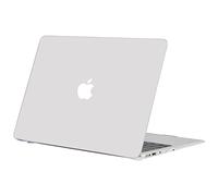 TECOOL Funda Compatible con Antiguo MacBook Air 13,3 Pulgadas 2010-2017 (A1466 A1369), Carcasa de Plástico Ultrafina, Blanco Translúcido