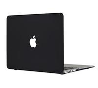 TECOOL Funda Compatible con Antiguo MacBook Air 13,3 Pulgadas 2010-2017 (A1466 A1369), Carcasa de Plástico Ultrafina, Negro