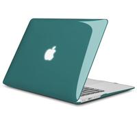 TECOOL Funda Compatible con Antiguo MacBook Air 13,3 Pulgadas 2010-2017 (A1466 A1369), Carcasa de Plástico Ultrafina, Turquesa Oscuro Cristal