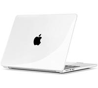 TECOOL Funda Compatible con MacBook Air M5 M4 M3 M2 13,6 Pulgadas 2026 2025 2024 2022 (A3449 A3240 A3113 A2681), Carcasa de Plástico Ultrafina, Transparente Cristal