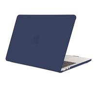 TECOOL Funda Compatible con MacBook Pro 13 Pulgadas 2016-2022 (M2 M1 A2338/A2289/A2251/A2159/A1989/A1706/A1708), Carcasa de Plástico Ultrafina, Azul Marino
