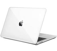 TECOOL Funda Compatible con MacBook Pro 13 Pulgadas 2016-2022 (M2 M1 A2338/A2289/A2251/A2159/A1989/A1706/A1708), Carcasa de Plástico Ultrafina, Cristal Transparente