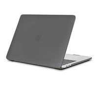 TECOOL Funda Compatible con MacBook Pro 16 Pulgadas 2019 (A2141) con Touch Bar, Carcasa de Plástico Ultrafina, Gris