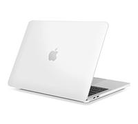TECOOL Funda Compatible con MacBook Pro 16 Pulgadas 2019 (A2141) con Touch Bar, Carcasa de Plástico Ultrafina, Blanco Translúcido