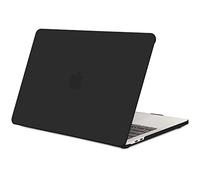 TECOOL Funda Compatible con MacBook Pro 16 Pulgadas 2019 (A2141) con Touch Bar, Carcasa de Plástico Ultrafina, Negro