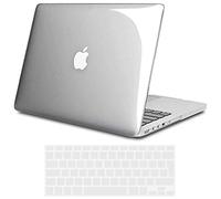 TECOOL Funda para antiguo MacBook Pro 15 Pulgadas Retina 2015 2014 2013 2012, Modelo A1398, Carcasa Protectora Dura de Plástico Brillante y Cubierta del Teclado Español, cristal claro