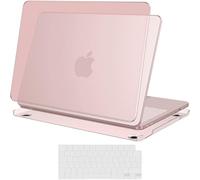 TECOOL Funda para MacBook Neo 13" 2026 A3404, Rosa Esmerilado