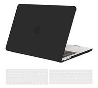 TECOOL Funda para MacBook Pro 13 M2 M1 2016-2022 Negro