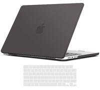 TECOOL Funda para MacBook Pro 14 Pulgadas M5 M4 M3 M2 M1 Pro MAX 2021-2026, Carcasa de Plástico Ultrafina y Cubierta del Teclado UE, Gris Espacial