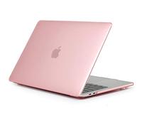 TECOOL Funda para MacBook Pro 16 A2141 2019 Fucsia Cristal | Carcasa Rígida Fina, Snap-On, Sin Recorte de Logo, Acabado Brillante