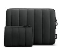 TECOOL Funda Portatil 13-13.3 Pulgadas para 13 13.6 MacBook Air M4 M3 M2 M1 2025 2024-2010,13/14 MacBook Pro M4 M3 M2 M1 2024 2023-2012,13,3" Protectora Funda Macbook Bolsa Blanda,Negro