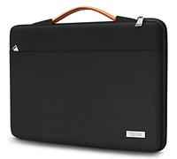 TECOOL Funda Portátil 13.3 Pulgadas para 13 13.6 MacBook Air/Pro M4 M3 M2 M1 2025 2024-2012,14 MacBook Pro M4 M3 M2 M1 2024 2023-2021,13,5 Surface Laptop,Protectora Ordenador Bolsa Blandas,Negro