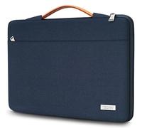TECOOL Funda Portátil 13.3 Pulgadas para 13 13.6 MacBook Air/Pro M3 M2 M1 2022-2012,14 MacBook Pro M4 M3 M2 M1 2024 2023-2021,13,5 Surface Laptop,Protectora Ordenador Bolsa Blandas,Azul Oscuro